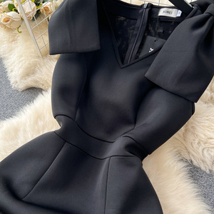 Nuovo abito con fiocco senza maniche con scollo a V modello abito in Mesh - Product Image 6