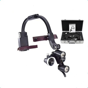 Loupes dentaires avec éclairage LED, grossissement 2,5X 3,5X, <span class=keywords><strong>lunettes</strong></span> grossissantes professionnelles pour dentistes - Product Image 2