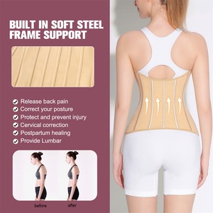 Gaine amincissante colombienne taille haute pour femme, effet <span class=keywords><strong>ventre</strong></span> <span class=keywords><strong>plat</strong></span>, entraîneur de taille BBL, avec logo personnalisé, pour l'entraînement - Product Image 5