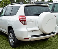 Maictop Accessoires de voiture Boîtier de roue de secours Housse de roue arrière en ABS pour Rav4 2010-2012