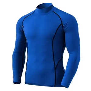 Wholesale Custom rash guard vest Men's Short Sleeve Swim Shirts Quick Dry Rash Guard Slim skin fit
