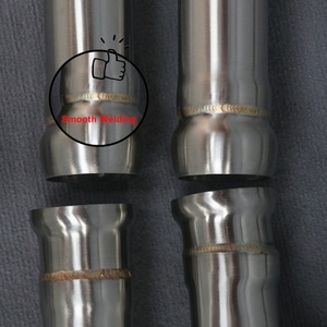 304 Stainless Steel Equal Length / Single Pipe Exhaust Midpipe for BMW F80 M3 F82 M4 S55 2014-2020 - Product Image 3