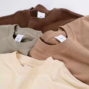 Men's T-shirt long sleeved men's style customizable <b>neutral</b> high-quality T-shirt men's long sleeved cotton T-shirt - Product Image 2