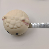 En gros Jouet anti-stress ASMR Squishy à presser, simulation d'animal croustillant en forme de boulette, rempli de blocs de construction