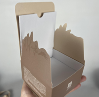 Boîte cosmétique en carton de 350g avec insert intérieur ondulé, impression personnalisée pour les soins de la peau, vente en gros