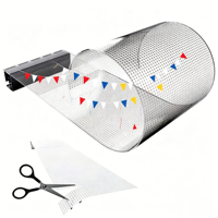 Autocollant d'affichage LED transparent cristallin, film LED flexible auto-adhésif pour cloisons en verre dynamiques des centres commerciaux