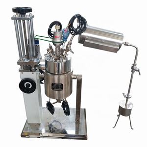 Borui reaktor kimia otoklaf aliran steker baja tahan karat 1L dengan pengaduk - Product Image 1