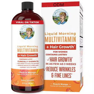 Integratore Organico di Vitamine e Minerali per la Crescita dei Capelli e la Salute della Pelle, Prodotto di Bellezza Liquido Orale - Product Image 2