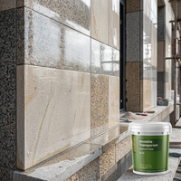 Revêtement acrylique transparent W-05 certifié CE, écologique, haute résistance, sans besoin de casser les carreaux, imperméable, pour cuisine et salle de bain intérieures.