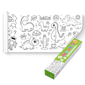 Anak-anak Gambar Sketsa Kertas Grafiti 300 CM Panjang Dinding Mewarnai Kertas Seni Lukisan Mainan Anak-anak Papan Goresan Seni Kit - Product Image 5