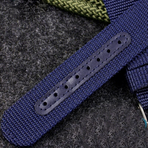 Bracelet de montre en nylon à libération rapide Upro Classic Ballstic 18 20 22 24 mm, bracelet de montre sport en toile verte premium pour smartwatch - Product Image 4