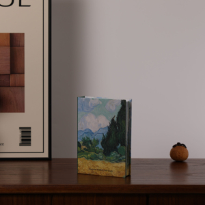 Lampe créative pliante en papier Décorations <span class=keywords><strong>de</strong></span> champ <span class=keywords><strong>de</strong></span> blé <span class=keywords><strong>Dessin</strong></span> Matériau en bois Contrôle tactile Recharge USB Éclairage parfait - Product Image 4