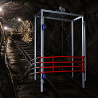 Dispositif de protection contre l'évasion des voitures minières ZDC30-2.5, barrière anti-évasion automatique pour voies inclinées de mines de charbon