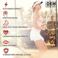 Gummies de Safran Personnalisées OEM pour Adultes, Sans Sucre, Supplément Herbal 6-en-1 avec Ashwagandha, GABA, Vitamines B12, C et D pour la Mémoire et le Sommeil