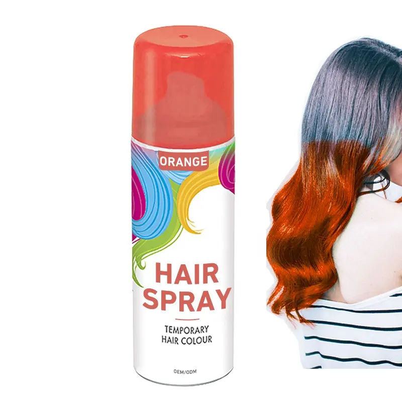 150ml wholesale fashion 12 kinds salon hair color spray