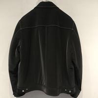 Veste de moto en cuir véritable noir pour homme, avec logo frontal, douce, tendance, incontournable, design de créateur, disponible en stock