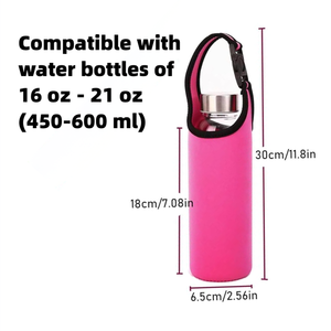 Pochette porte-gobelet isotherme 20L en néoprène durable, imperméable, avec fermeture éclair, pliable et portable, personnalisable avec logo de dessin animé - Product Image 4