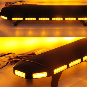 47 pouces <span class=keywords><strong>120</strong></span> <span class=keywords><strong>cm</strong></span> noir aluminium trafic lumière stroboscopique 88 <span class=keywords><strong>LED</strong></span> avertissement d'urgence Flare mince clignotant barre lumineuse pour voiture camion toit nouveau - Product Image 5