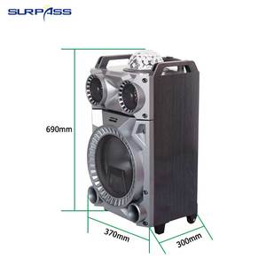 Mini haut-parleur avec batterie au Lithium intégrée, plateau Rechargeable de 12 pouces, offre spéciale d'usine, OEM ODM, en promotion - Product Image 5