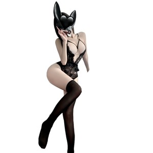 Lencería sexy de encaje, uniformes coquetos y sensuales, bodies con abertura en la entrepierna, ropa de dormir qqny. - Product Image 5