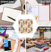 Carnet de notes personnalisé pour Noël, journal festif pour notes quotidiennes, listes de cadeaux, planification de fêtes et souvenirs de Noël