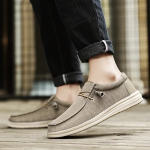 Zapatillas de deporte para hombre, nuevo estilo, transpirables, con cordones, zapatos de malla para hombre, zapatos vulcanizados antideslizantes informales a la moda, Tenis masculinos - Product Image 4