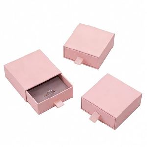 Wholesale Custom Logo Recycled Materials Rigid Cardboard Jewelry <b>Box</b> with Sliding Drawer Packaging <b>Gift</b> <b>Box</b> - Product Image 5