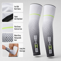 Manches de protection solaire respirantes et élastiques à manches longues pour hommes, pour la randonnée, le cyclisme, le basketball, la pêche, les sports de plein air