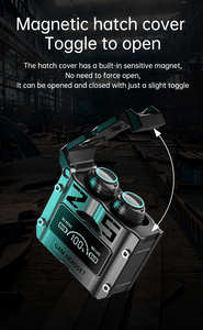 Audífonos TWS M25 Damix Impermeables de Baja Latencia, Auriculares In-Ear con Banco de Carga para Juegos, Cascos Inalámbricos para Gaming TWS - Product Image 4