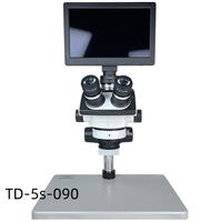 Microscopio Digital Binocular Estéreo SANQTID, Microscopio Electrónico Trinocular de Laboratorio para Reparación de Teléfonos Móviles