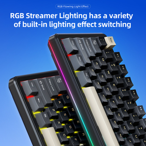 Thái độ bền 60% cơ khí trò chơi bàn phím với RGB đèn nền đầy đủ Key cắm nóng tùy chỉnh ba chế độ - Product Image 4