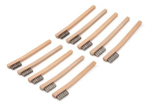 Industrial Grade Stainless Steel Wire <b>Brush</b> with Wood Handle for Cleaning Customizable OEM Support - Product Image 4