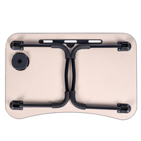 Table de lit pliable plateau de petit déjeuner pliant Portable debout bureau support pour ordinateur portable support de lecture pour lit canapé canapé sol