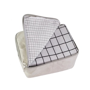 Sacs de voyage à fermeture éclair, trousse de toilette, ensemble de cubes de rangement pour voyages d'affaires, géométriques, légers, pliables, pour l'extérieur, en Tyvek et polyester - Product Image 6