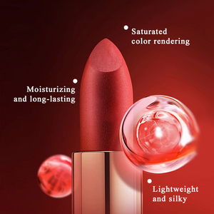 <span class=keywords><strong>Rouge</strong></span> à lèvres de luxe à haute teneur en pigment 12 couleurs <span class=keywords><strong>rouge</strong></span> nude <span class=keywords><strong>999</strong></span> #720 imperméable mat soyeux crémeux non collant végétalien <span class=keywords><strong>rouge</strong></span> à lèvres sans cruauté - Product Image 4