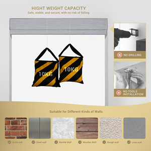 Zhenpin không có khoan không có công cụ con lăn Màu màn không dây dừng miễn phí rèm cuốn cho cửa sổ trong nhà văn phòng nhà phòng ngủ nhà bếp - Product Image 5