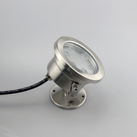 Projecteurs LED submersibles RGB 24V en acier inoxydable étanches IP68 pour piscine, à intensité variable, contrôle DMX