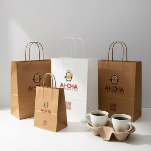 Bolsa de Papel Kraft Blanca de Lujo para Vino con Impresión Personalizada, Ideas de Diseño Creativo para Empaque de Bodegas y Tiendas de Licores - Product Image 4