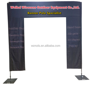 Arco de Exhibición Portátil Weihai WZRODS con Poste de Fibra Compuesta para Líneas de Meta y Entrada - Product Image 4