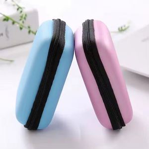 Étui rigide rectangulaire personnalisé avec logo, pochette portable résistante aux chocs, boîte de rangement compacte multi-usages pour écouteurs et câbles - Product Image 2