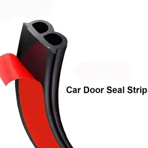 Rubber B Shape Weatherstrip 5 Meters Rubber Seals Trunk Car Door Seal Strip