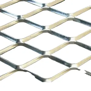 High tensile strength electro galvanized aluminium mesh protected expanded metal mesh