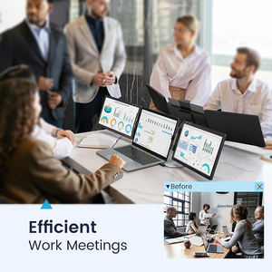 Taşınabilir Çift 11.6 İnç LCD Ultra Hafif Bağlanabilir Ayaklı Monitör, Dahili Hoparlör ve Ayaklık ile - Product Image 3