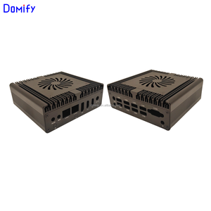 Nhà Máy ODM/OEM tùy chỉnh màu nhôm ép đùn công nghiệp <span class=keywords><strong>PC</strong></span> trường hợp không Quạt Mini <span class=keywords><strong>PC</strong></span> nhúng 120*120 mét Bo mạch chủ - Product Image 2