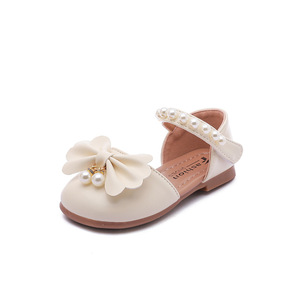 Zapatos de Princesa Estilo Coreano para Niñas, Primavera-Verano 2025, con Lazo, Suela Compuesta Pequeña, Cierre de Velcro, Zapatos Infantiles - Product Image 4