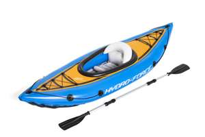 2021 Bestway <span class=keywords><strong>Hydro</strong></span> <span class=keywords><strong>Force</strong></span> 2,75 m x 81cm <span class=keywords><strong>Kayak</strong></span> inflable/canoa PVC Barco deportivo para uso en Lago al aire libre Capacidad para 1 persona - Product Image 5