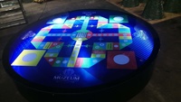 Logo personnalisé à LED, Design de Table de Bar haut, avec jeu de vin amusant sur le dessus, pouces