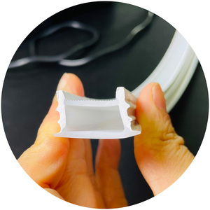 2014Neon dải ánh sáng Silicone khuếch tán chèn miễn phí dẫn kênh Đen Silicon khuếch tán 20x14mm t Silicone khuếch tán cho đèn Led - Product Image 3