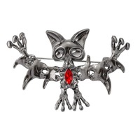 Broche de Murciélago de Halloween, Pin de Alta Gama, Accesorio para Mujer, Joyería