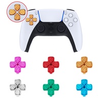 Boutons D-pad Métalliques Colorés EXtremeRate pour Manette PS5 – Clés de Direction en Aluminium de Remplacement Personnalisées pour Playstation 5